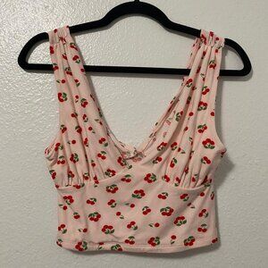 Women's Cherry Print Blouse